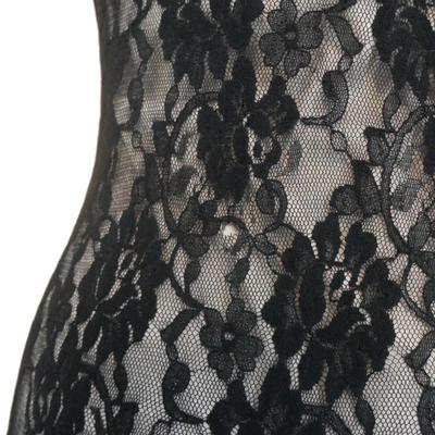 Vintage Style Lace Bodycon Dress M