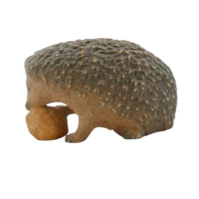 Wooden Hedgehog Figurine