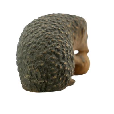 Wooden Hedgehog Figurine