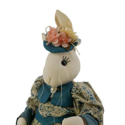 Vintage Handmade Victorian Dressed Rabbit