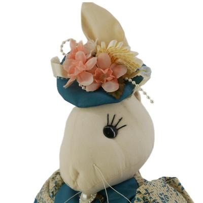 Vintage Handmade Victorian Dressed Rabbit