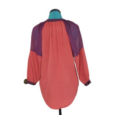 Orange and Purple Blouse M