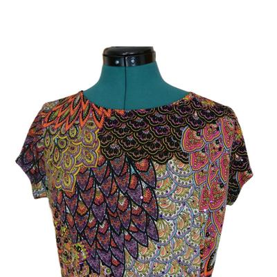 Gorgeous Multi-Patterned Blouse M