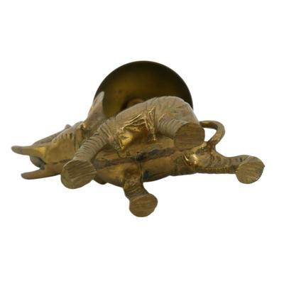 Mid-Century Brass Elephant Concierge Bell
