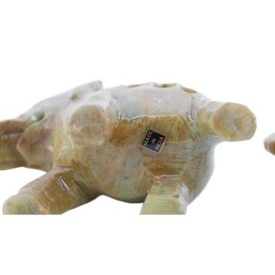 Hand-Carved Indian Stone Elephants