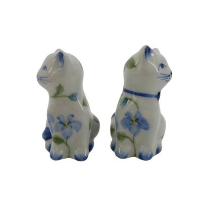 Porcelain Kitty Shakers