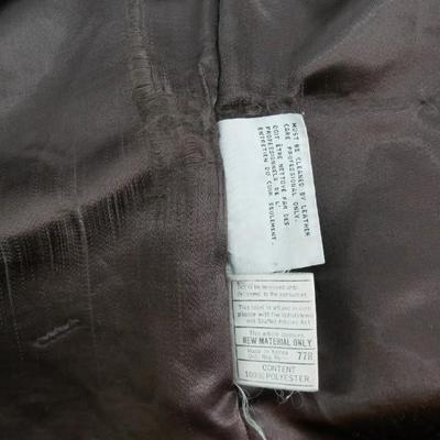 Andrew Marc Leather and Coyote Fur Jacket