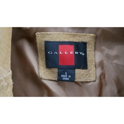 Gallery Leather Fringe Jacket S