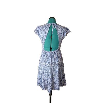 Floral Backless Dress S