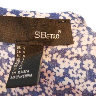 Floral Backless Dress S