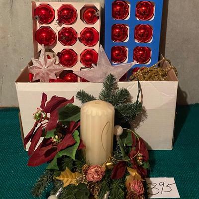Red Christmas Bulbs and More
