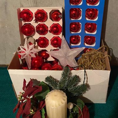 Red Christmas Bulbs and More