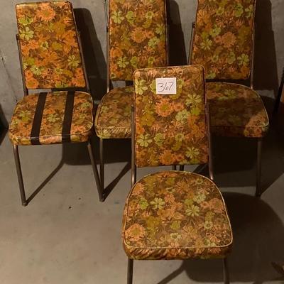 4 Vintage Kitchen Chairs