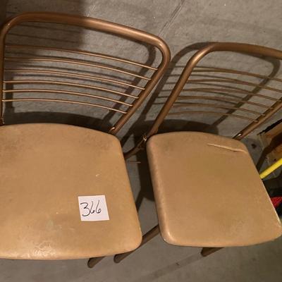 2 Metal Chairs