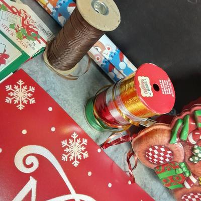 Christmas and other Holiday wrapping, Greeting cards, bows ribbon and more