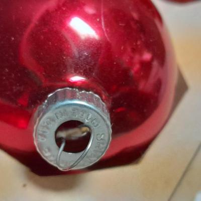 Glass Christmas Bulb ornaments - different colors like Shiny Brite