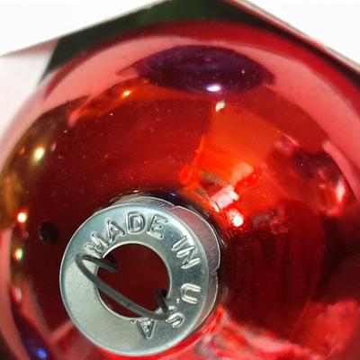 Glass Christmas Bulb ornaments - different colors like Shiny Brite