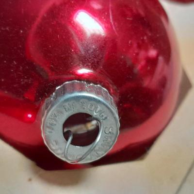 Glass Christmas Bulb ornaments - different colors like Shiny Brite