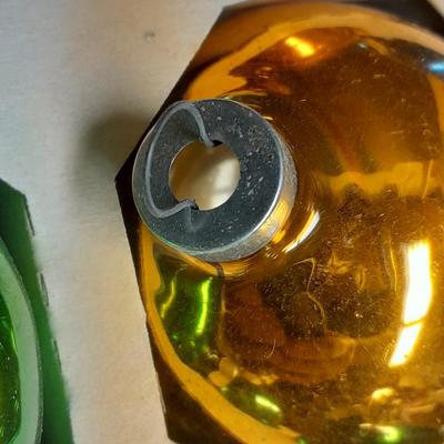 Glass Christmas Bulb ornaments - different colors like Shiny Brite