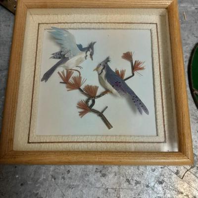 Variety of home decor, Footprints poetry music box and framed art, brass butterflies and more