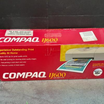Compaq IJ600 Printer with new Computer speakers