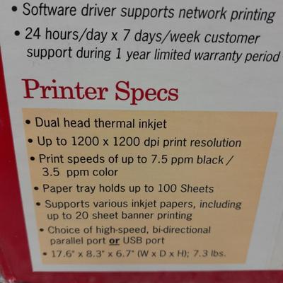 Compaq IJ600 Printer with new Computer speakers