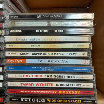 Variety of music on Compact Disks CD'S, Ace of base, Korn, Tammy Wynette, Jeff Foxworthy and more