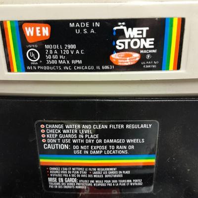 Electronic WEN wet stone machine / Tool for Knives, Drill Bits, Scissors Sharpener Model 2900