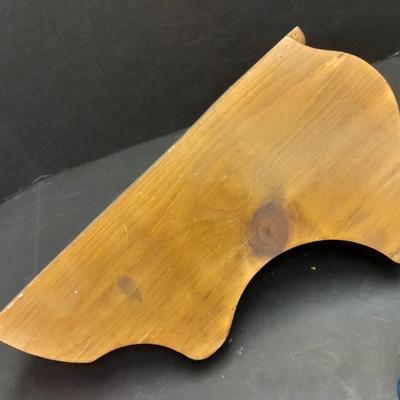 Stone heart trinket box with inlayed design, Wood corner shelf and vintage Angel collection