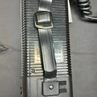 Vintage handheld Realistic CB radio with case and a multi-plug power supply TRC-208 5 watt 6 channel