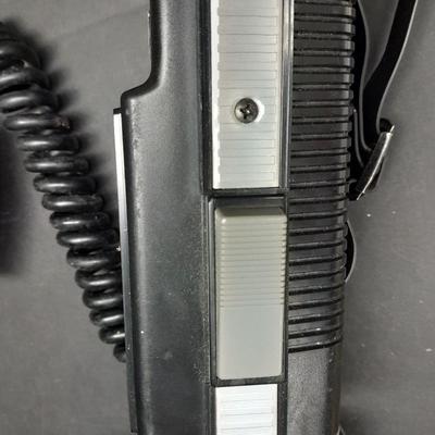 Vintage handheld Realistic CB radio with case and a multi-plug power supply TRC-208 5 watt 6 channel