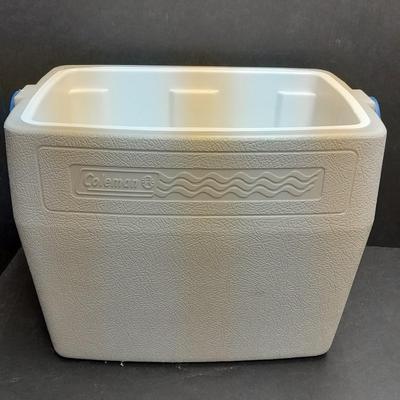 Coleman Model 31104 AC Heat / Cool cooler with new condiment bottles