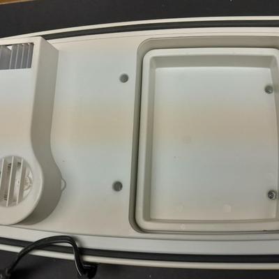 Coleman Model 31104 AC Heat / Cool cooler with new condiment bottles