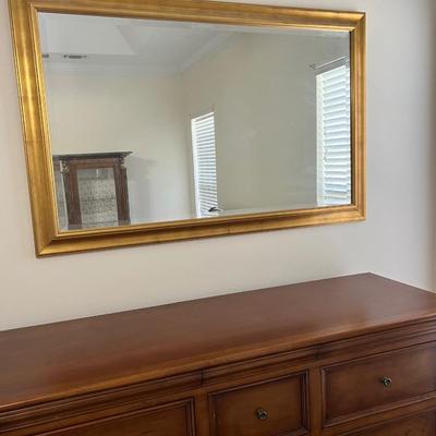 Large Gold Wall Mirror