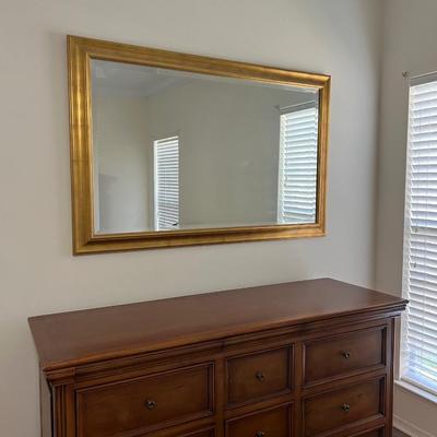 Large Gold Wall Mirror