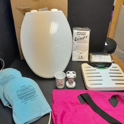 Restroom Accessories, toilet seat replacements, scale, Shower curtain, Access bar and much more