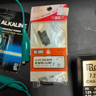 ASI Ohmmeter, RC Futaba items New in package, Wire accessories, Solar battery charger, and more RC Boat items