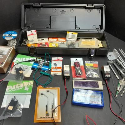 ASI Ohmmeter, RC Futaba items New in package, Wire accessories, Solar battery charger, and more RC Boat items