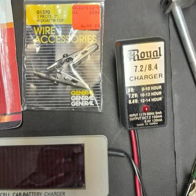 ASI Ohmmeter, RC Futaba items New in package, Wire accessories, Solar battery charger, and more RC Boat items