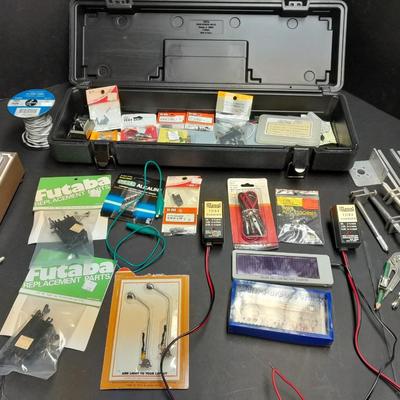 ASI Ohmmeter, RC Futaba items New in package, Wire accessories, Solar battery charger, and more RC Boat items