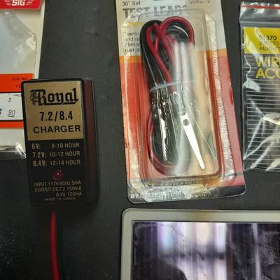 ASI Ohmmeter, RC Futaba items New in package, Wire accessories, Solar battery charger, and more RC Boat items