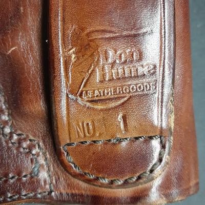 Leather holster and pouches