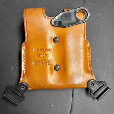 Leather holster and pouches
