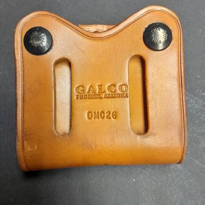 Leather holster and pouches