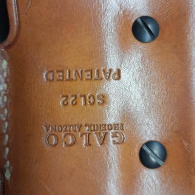 Leather holster and pouches