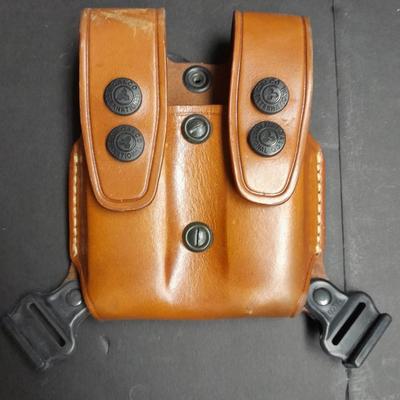 Leather holster and pouches