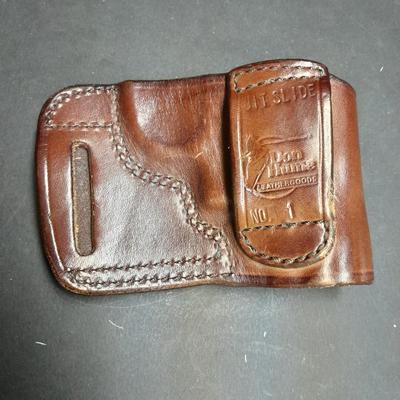 Leather holster and pouches