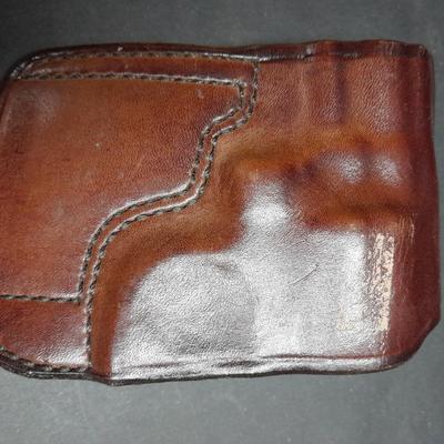 Leather holster and pouches