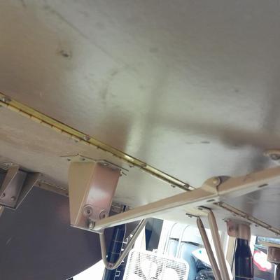 Plank Maple Howell co. table with fold down leaves