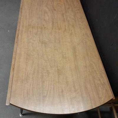 Plank Maple Howell co. table with fold down leaves
